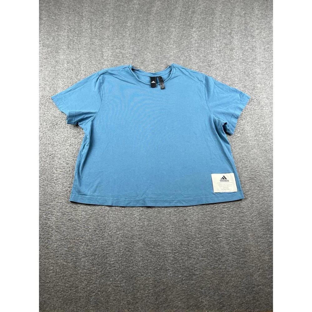 Adidas‎ Men's Blue Short Sleeve T-Shirt Size Large